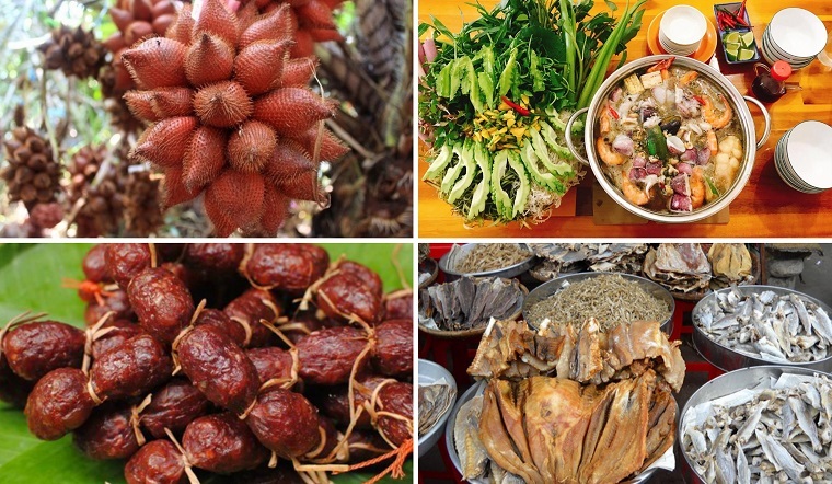 Bánh hỏi bò lụi, nem nướng