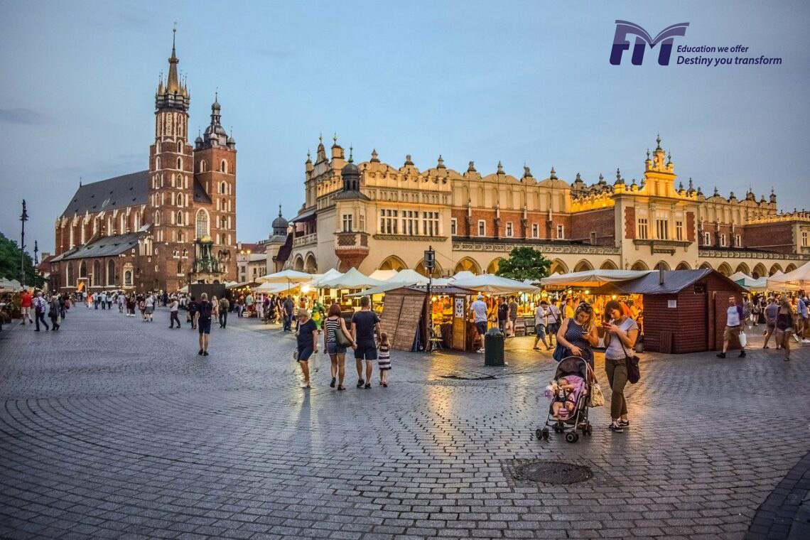 Thành phố cổ kính ở Ba Lan