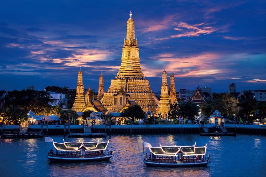 Thành phố Bangkok hiện đại và sôi động