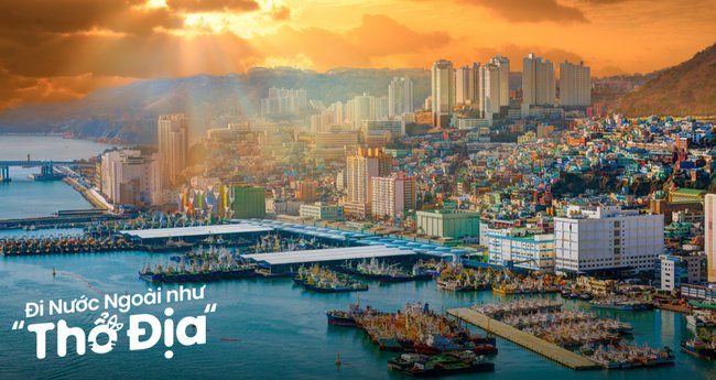 Toàn cảnh thành phố Busan từ Tháp Busan