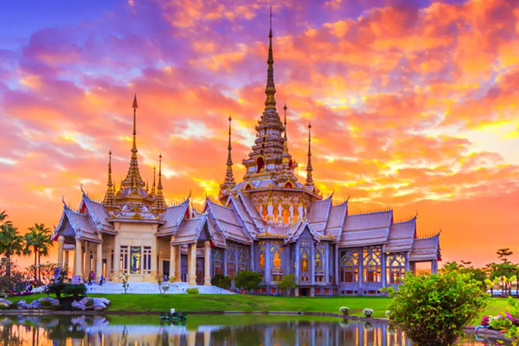 Phong cảnh thiên nhiên xanh mát ở Thái Lan