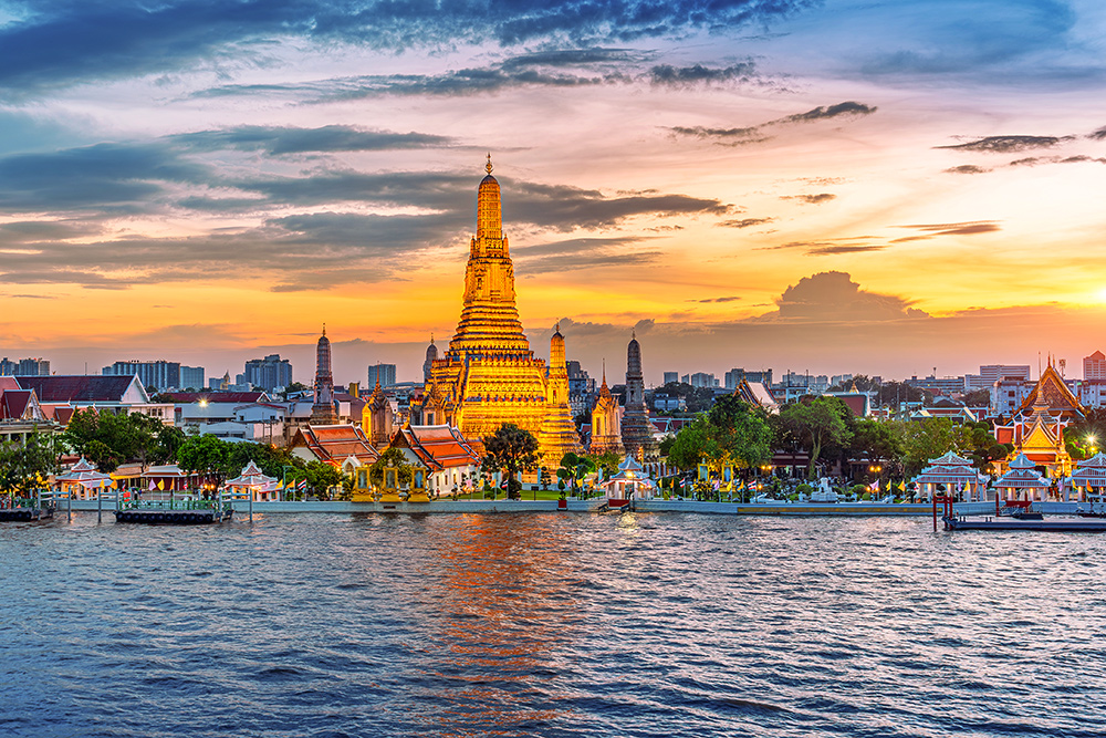 Khu mua sắm sôi động ở Bangkok