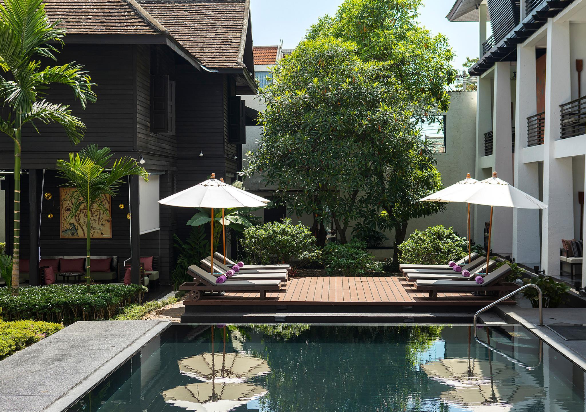 Phòng nghỉ hiện đại tại 25 Hostel Chiang Mai