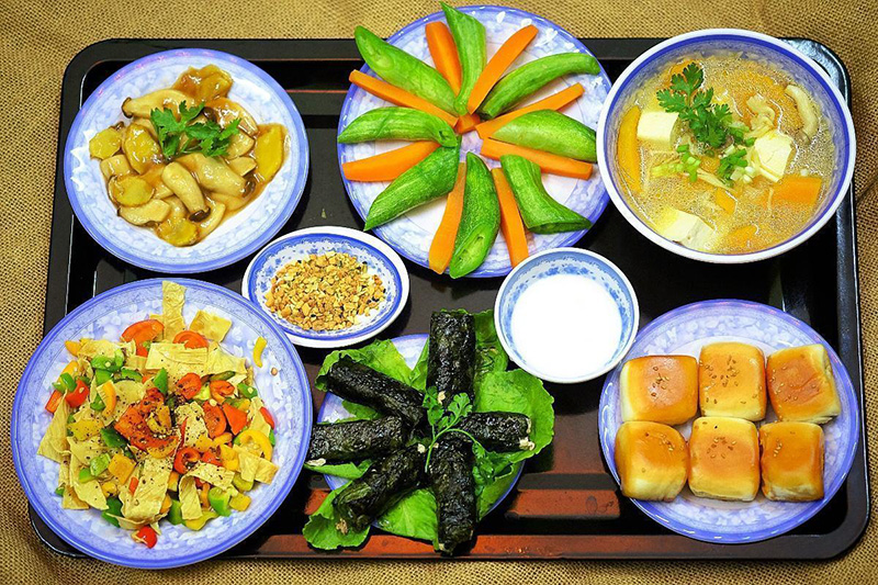 Suất ăn chay trên máy bay