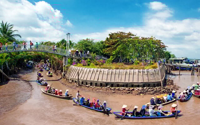 Trải nghiệm sông nước miền Tây tại Cồn Thới Sơn