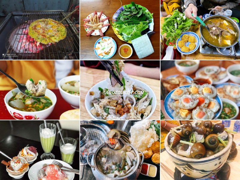 Mâm đồ ăn ngon Đà Lạt
