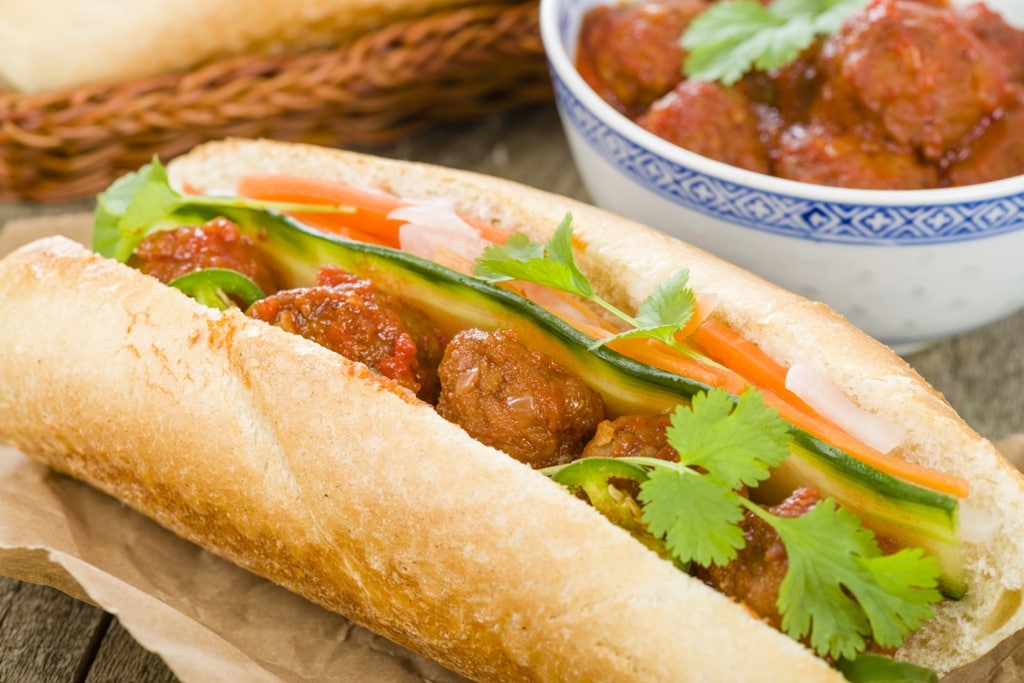 Bánh mì xíu mại Đà Lạt