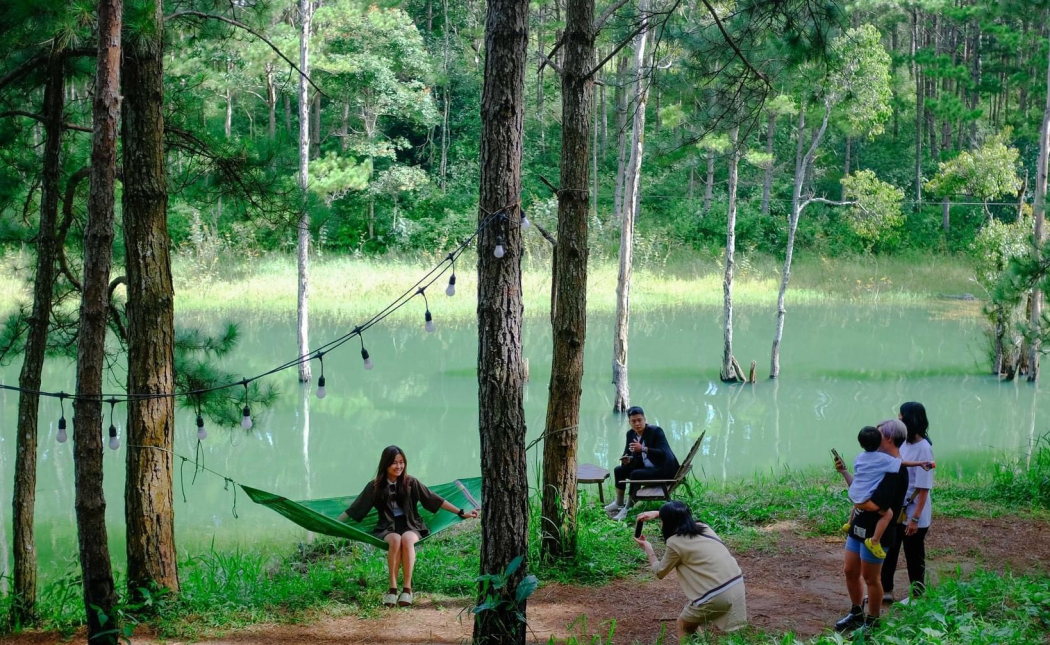 Khung cảnh Đà Lạt yên bình
