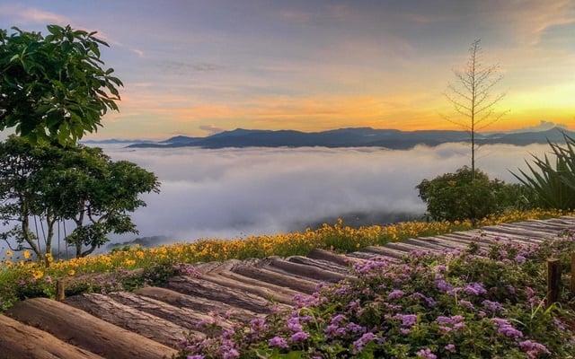 Khung cảnh săn mây tuyệt đẹp