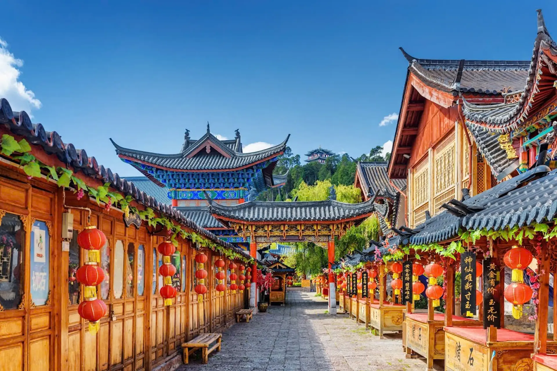 Những tảng đá hình thù kỳ lạ, trông như đầu sư tử trong Sư Tử Lâm