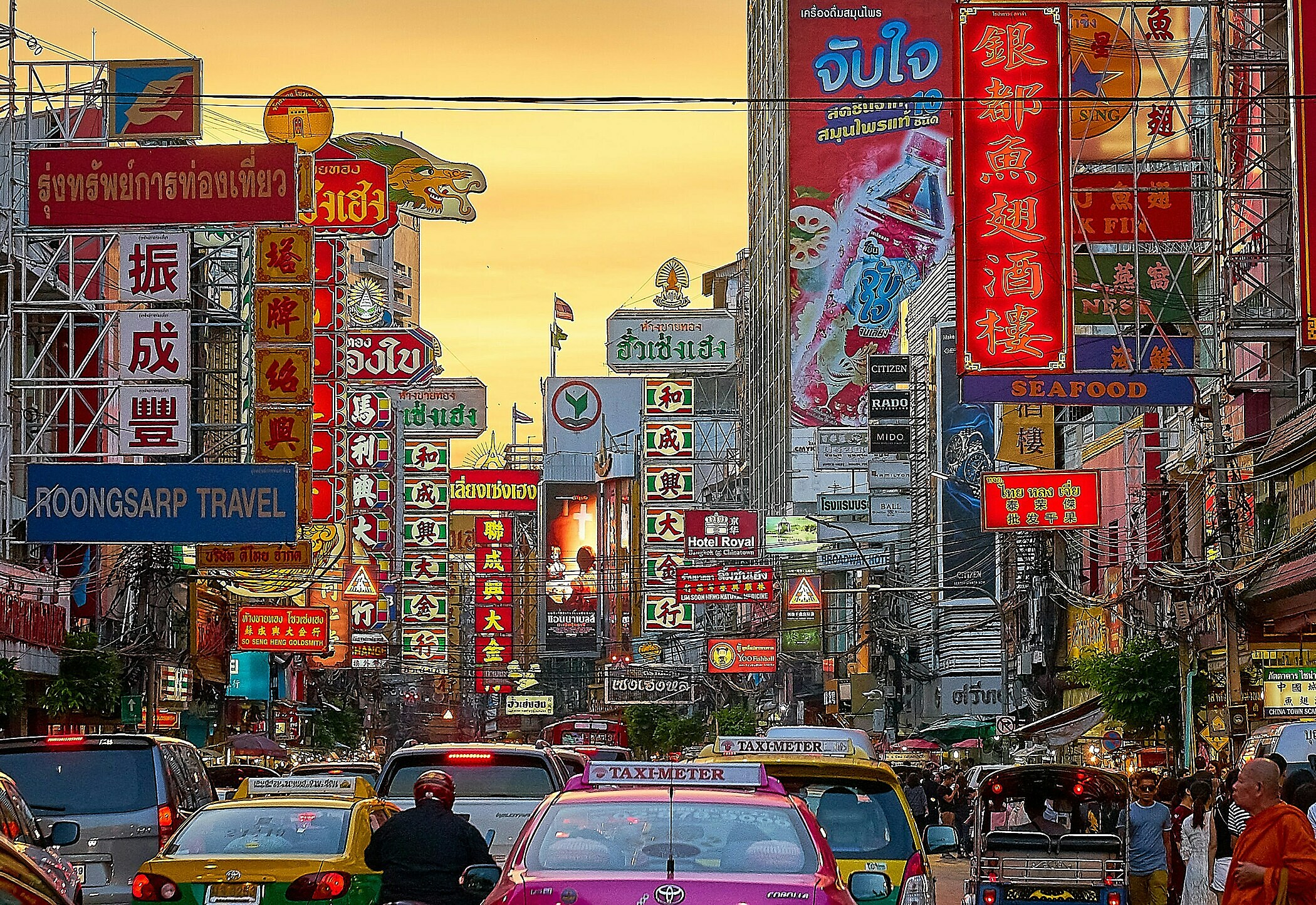 Khu Chinatown ở Bangkok. Ảnh: Unsplash