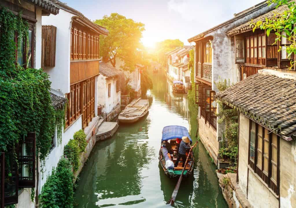 Phong cảnh sông nước Tô Châu