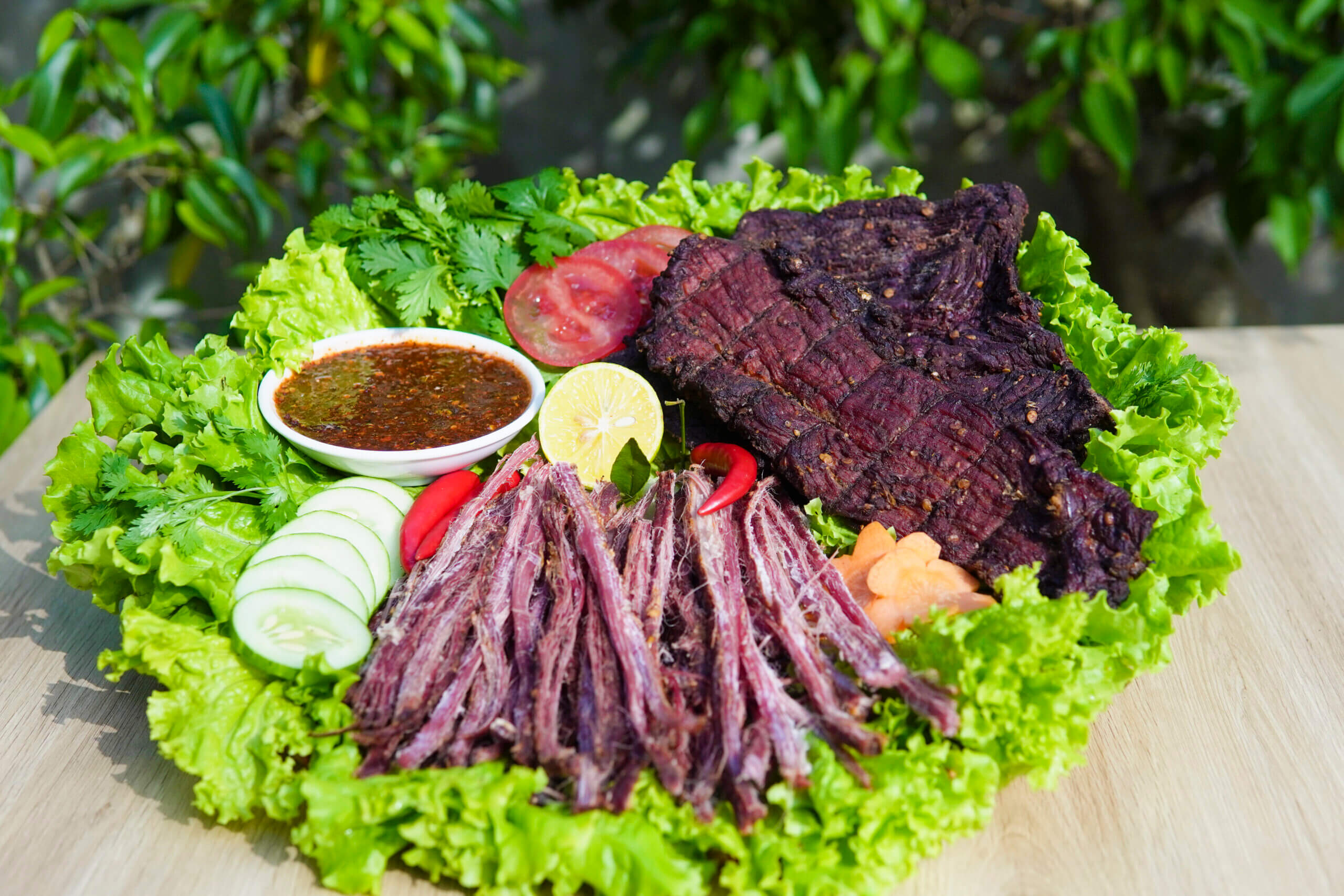 Thịt trâu gác bếp Hà Giang