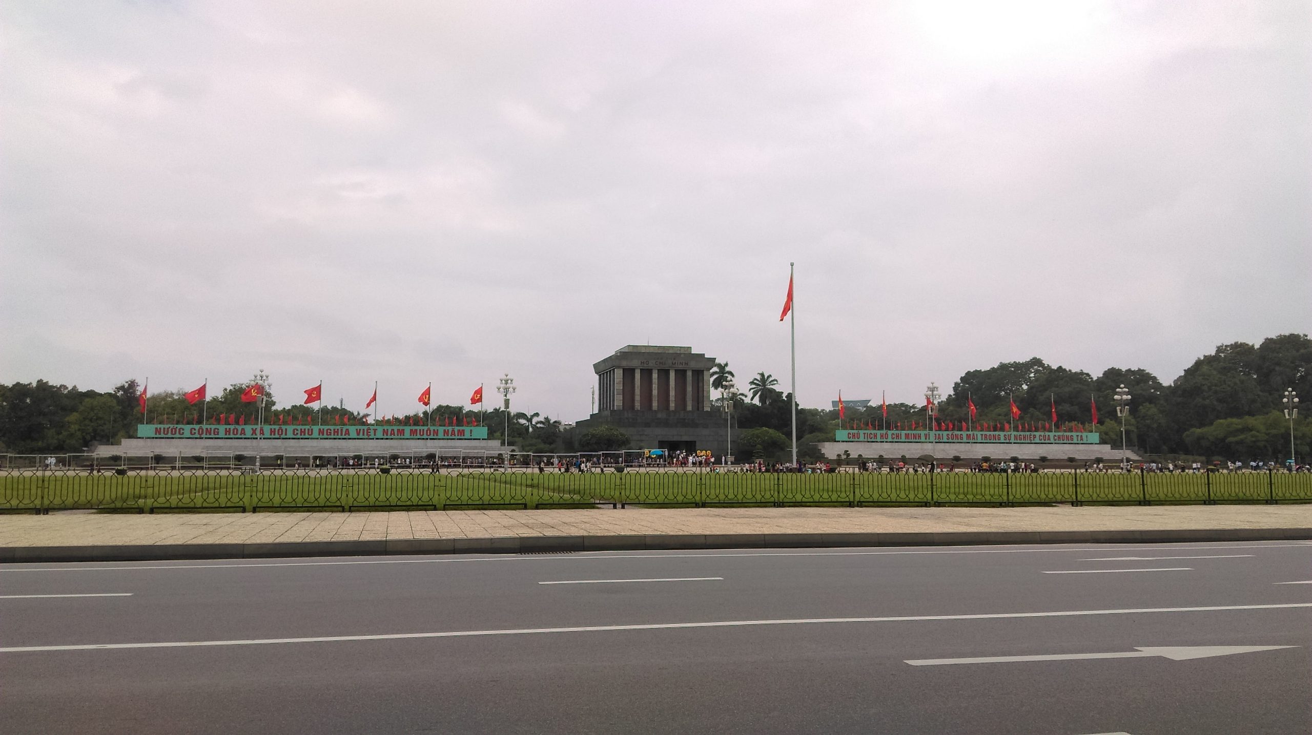 Toàn cảnh Lăng Chủ tịch Hồ Chí Minh tại Quảng trường Ba Đình.