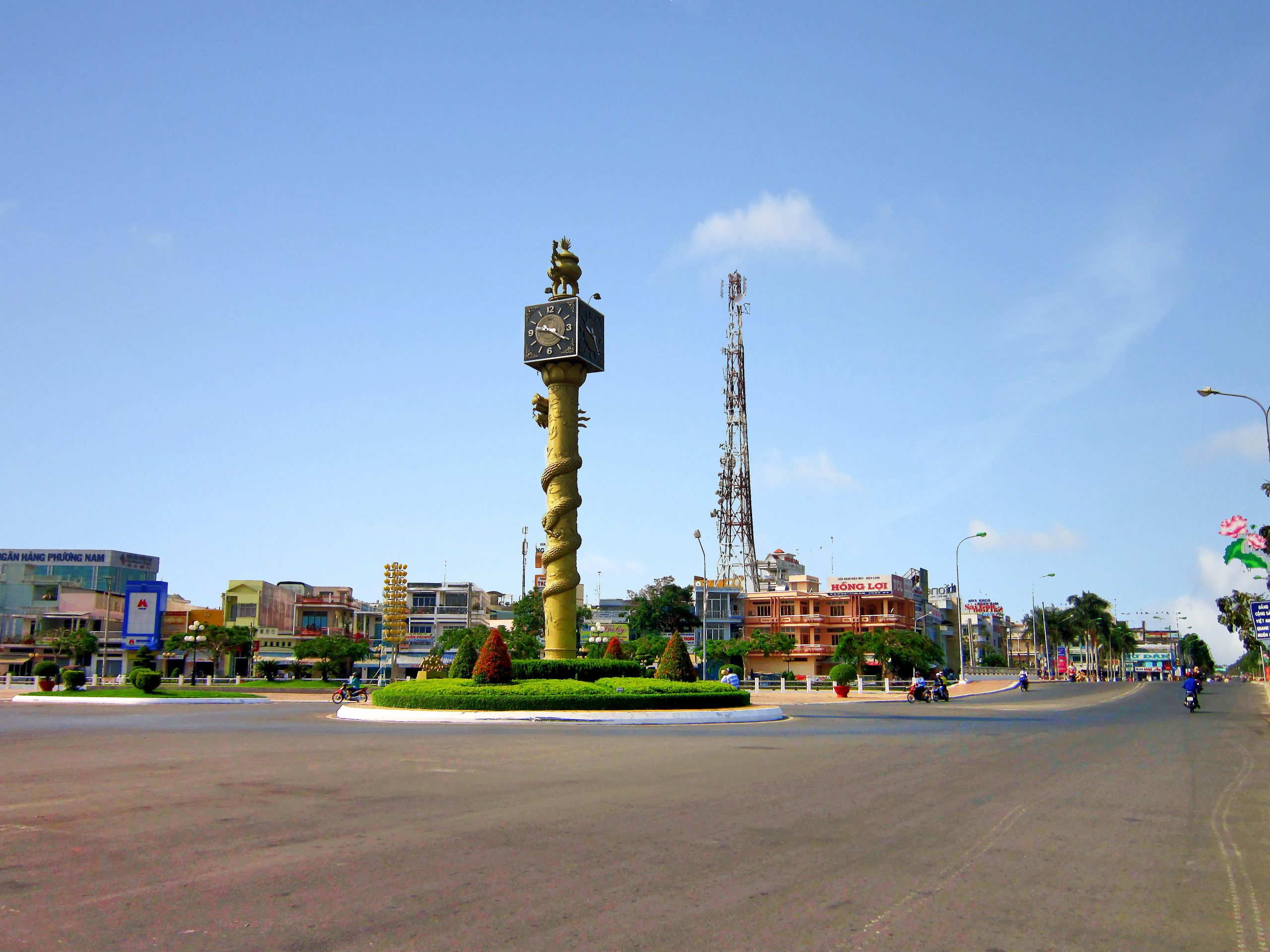 Tháp Đồng Hồ ở Vị Thanh, Hậu Giang