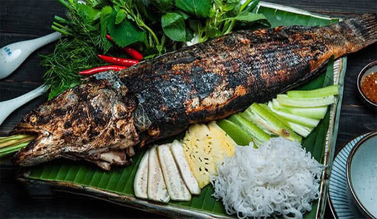 Món cá lóc nướng trui hấp dẫn
