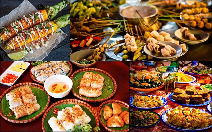 Món Cao Lầu đặc trưng của Hội An với mì, thịt xíu và rau sống