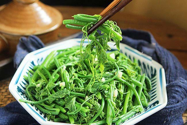 Củ su su luộc