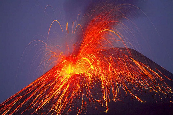Dung nham Etna đang nguội