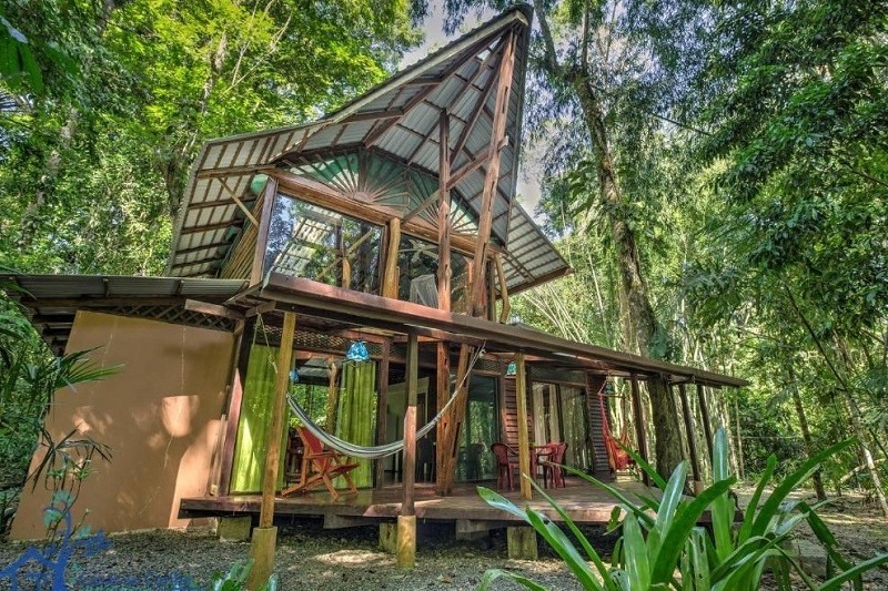 Góc sân vườn tại Homestay Ông Nghề