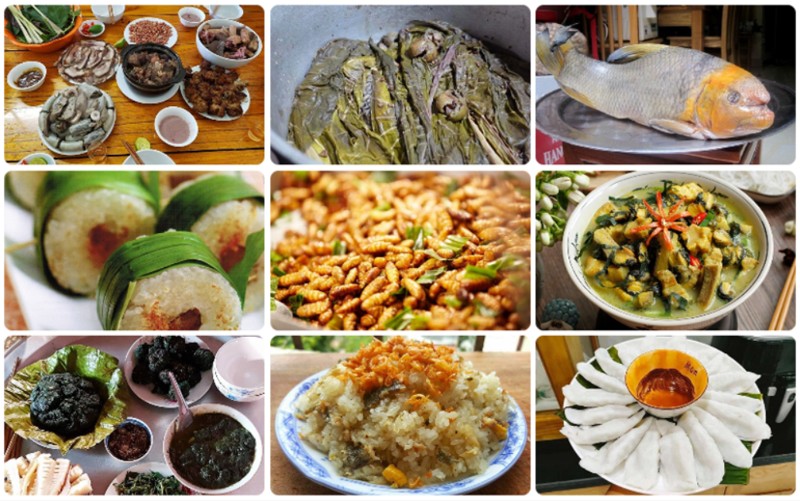 Món thịt chua Phú Thọ được bày biện đẹp mắt, ăn kèm rau sống và tương ớt.