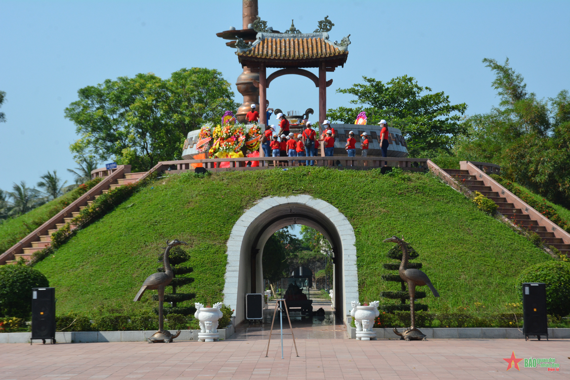 Lối vào một địa đạo ở Quảng Trị