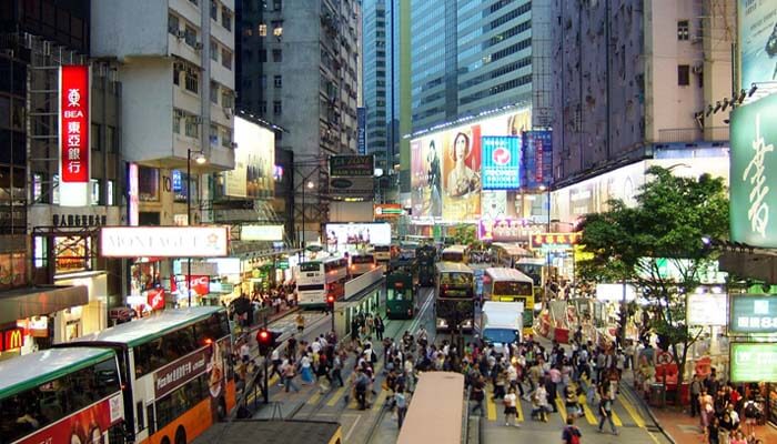 Trung tâm mua sắm hiện đại ở Hong Kong