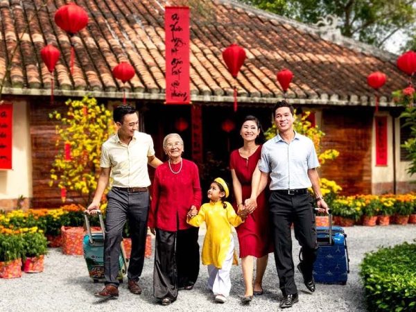 Du lịch Tết cùng gia đình