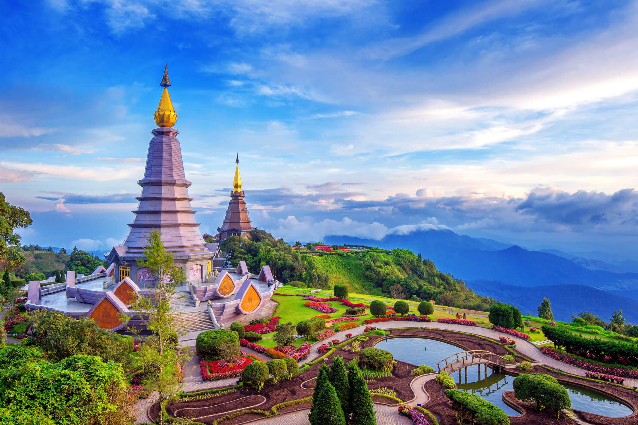 Du khách tương tác với voi tại công viên voi tự nhiên