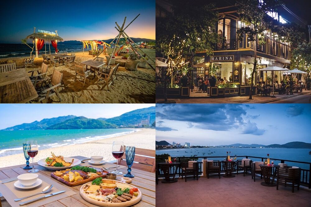Không gian rộng rãi và xanh mát tại Green Cafe Quy Nhơn