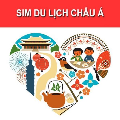 SIM du lịch Châu Á