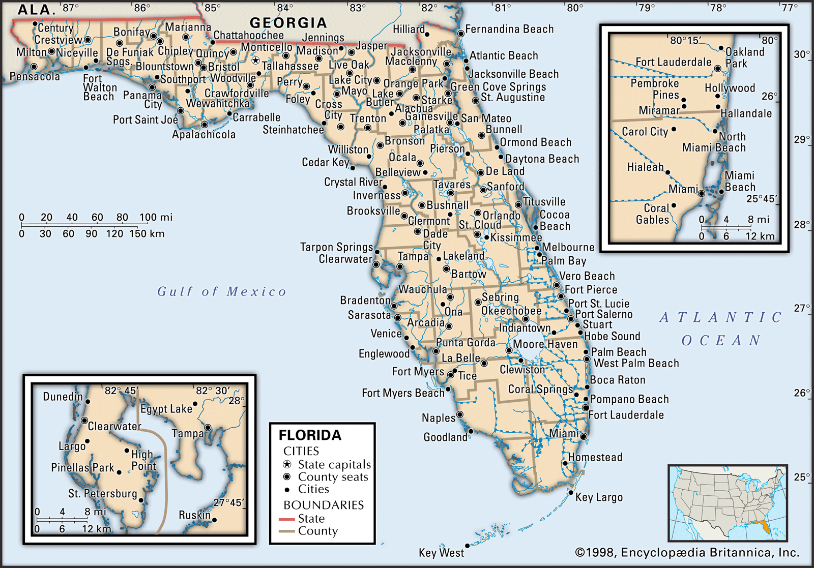 Bản đồ Florida